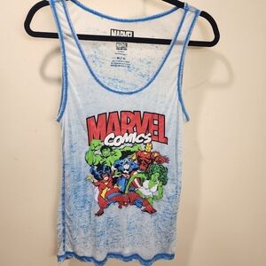 MARVEL Women's Tank Top Graphic Tee Size M (7-8)